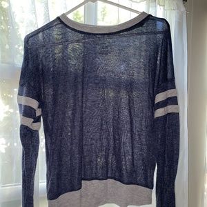 See Through Long Sleeve Top